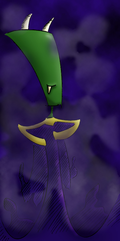 Faceless as a daemon, coloured by me