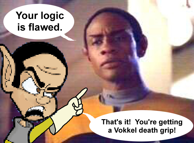 Boovock feels his logic is superior to Tuvok's