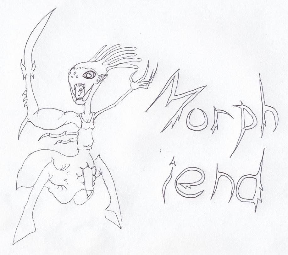 first I draw the image in ink (because pencils are for wussies, WUSSIES!) and scan it at 575 DPI.  this image came out at 4576 pixels by 4064 pixels and by reducing width and height each by 20% I made it 916 by 813.  however you will not want to reduce your image yet, I only did so for this sample